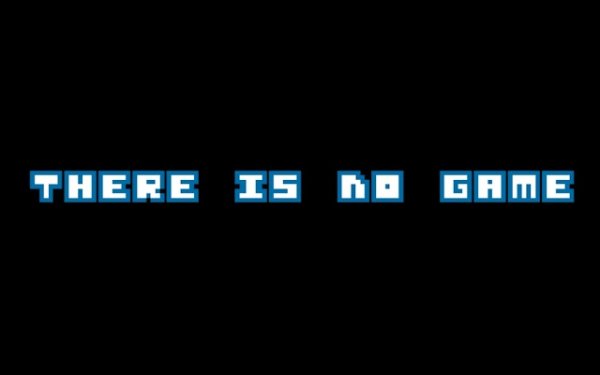 There Is No Game: A Puzzle Adventure Online Game