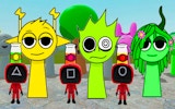 Squid Sprunki Tap Game 2: Head Popper Challenge Arcade Game