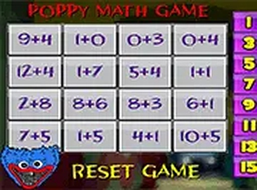 Poppy Math Puzzle Game
