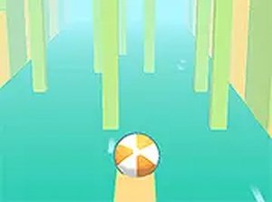 Green Ball 3D Obstacle Game Online Arcade Game