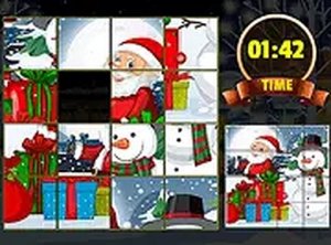 4x4 Xmas Puzzle Game